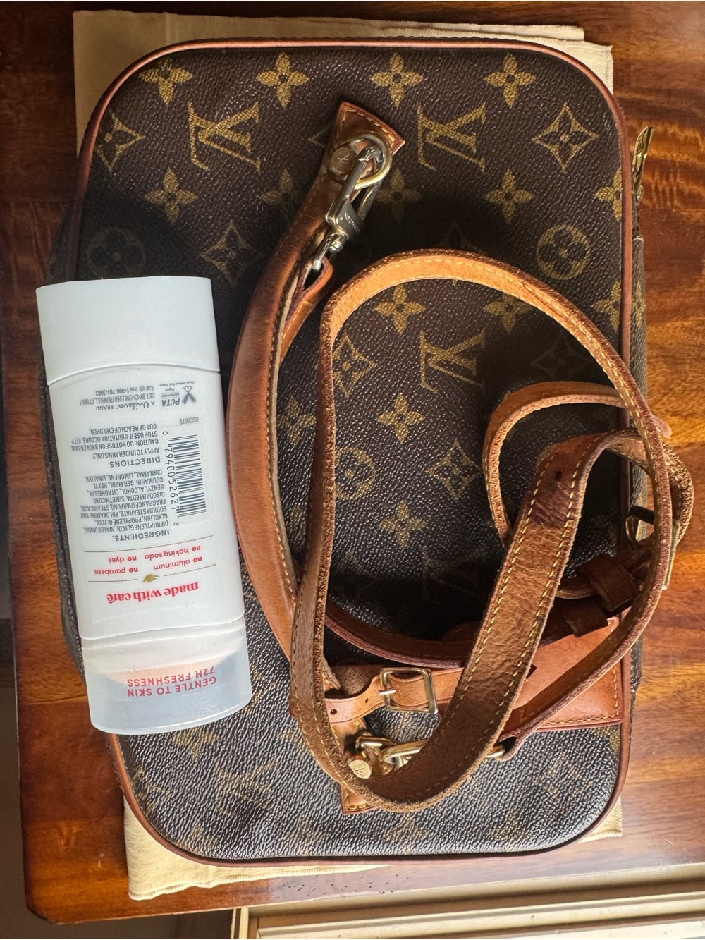 Louis Vuitton Monogram Canvas Shoulder Bag - Brown/ Tan - Picture 7 of 16